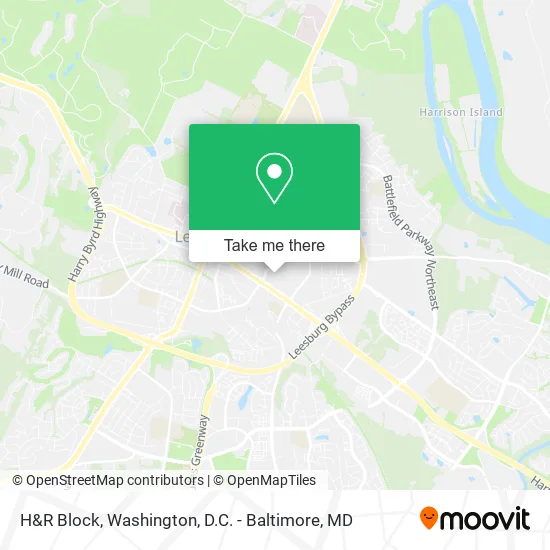 H&R Block map