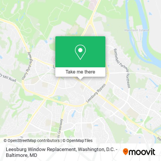 Mapa de Leesburg Window Replacement