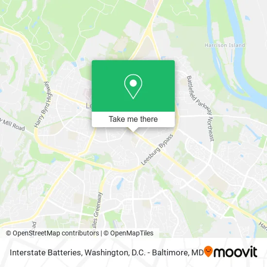 Interstate Batteries map