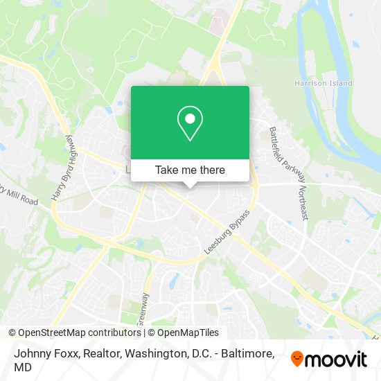 Mapa de Johnny Foxx, Realtor