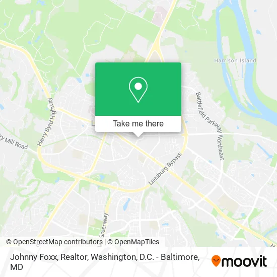 Johnny Foxx, Realtor map