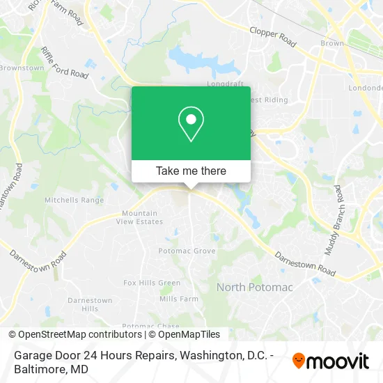 Mapa de Garage Door 24 Hours Repairs
