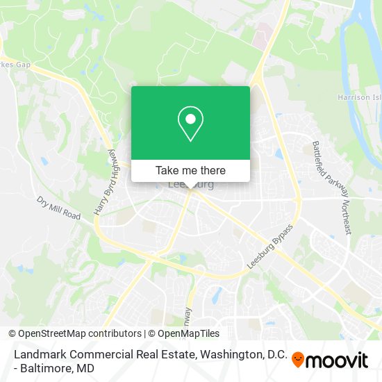 Landmark Commercial Real Estate map