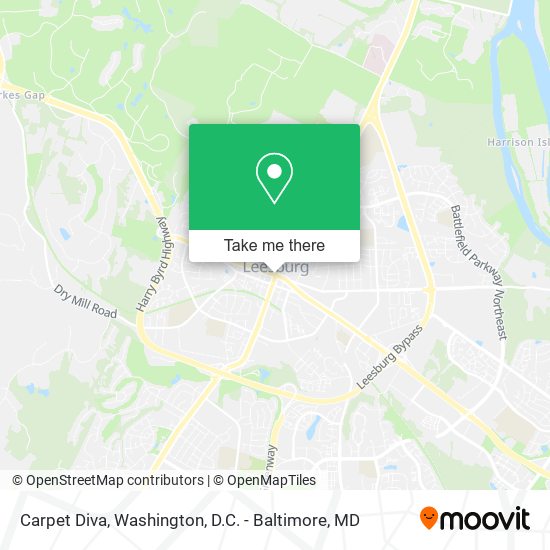 Carpet Diva map
