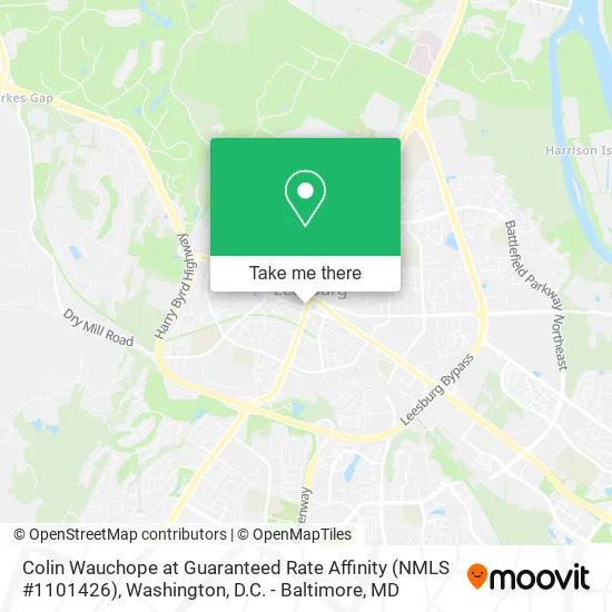Colin Wauchope at Guaranteed Rate Affinity (NMLS #1101426) map