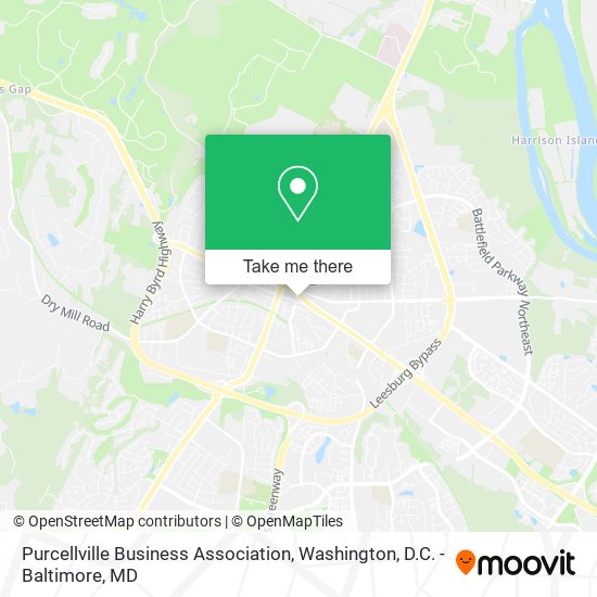 Purcellville Business Association map