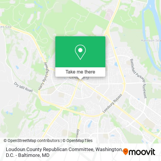 Loudoun County Republican Committee map