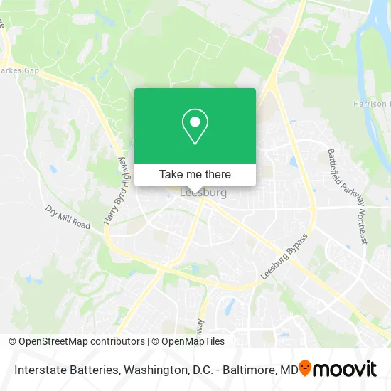 Mapa de Interstate Batteries