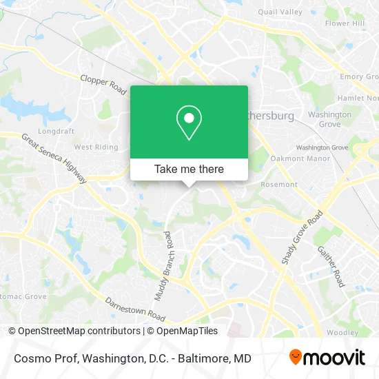 Cosmo Prof map
