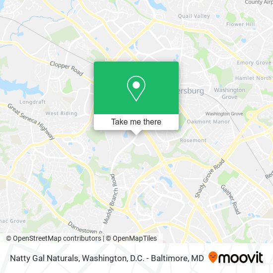 Natty Gal Naturals map