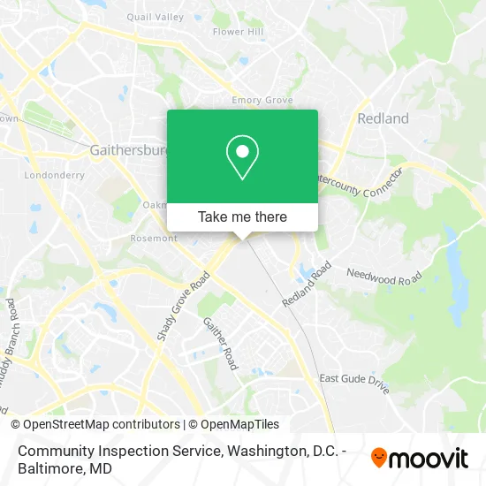 Community Inspection Service map