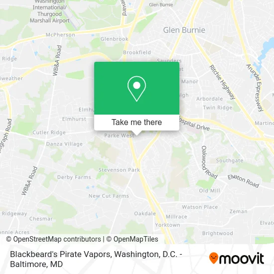 Blackbeard's Pirate Vapors map