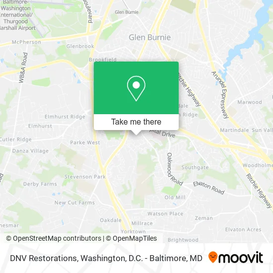 DNV Restorations map