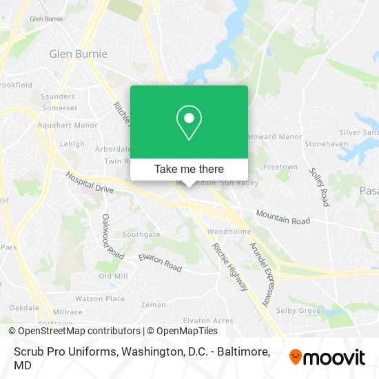 Mapa de Scrub Pro Uniforms