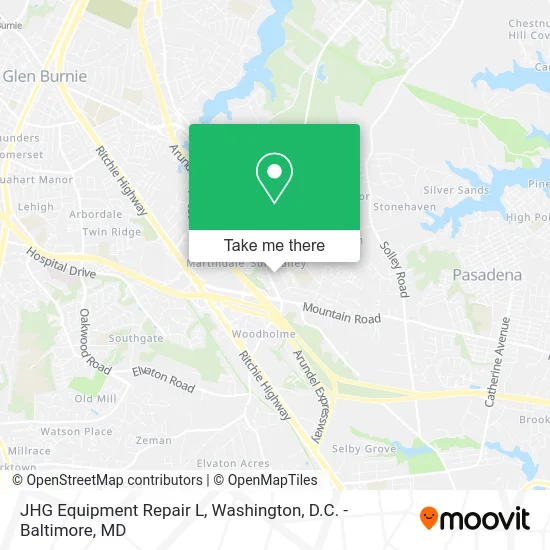 JHG Equipment Repair L map