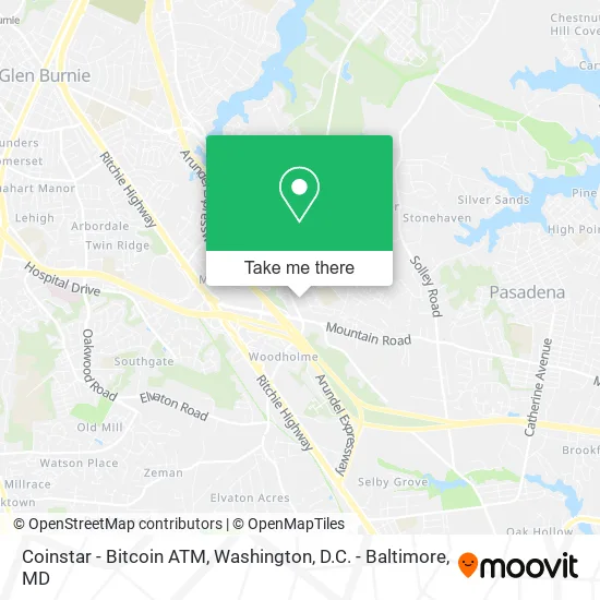 Coinstar - Bitcoin ATM map