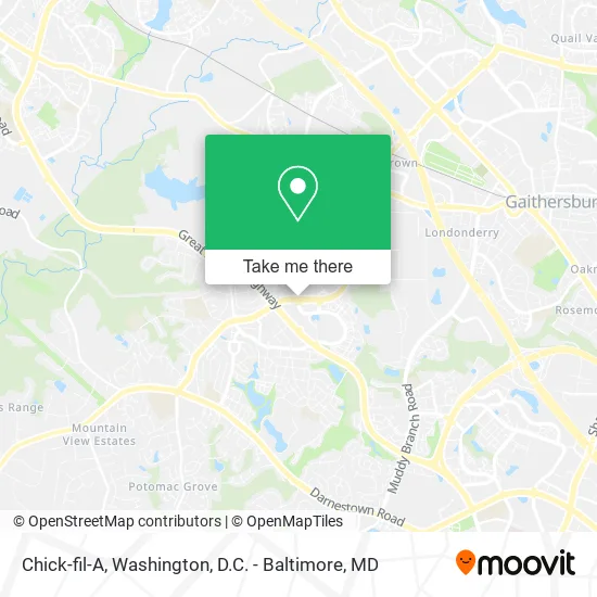 Mapa de Chick-fil-A