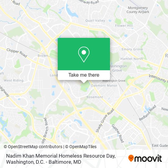 Mapa de Nadim Khan Memorial Homeless Resource Day