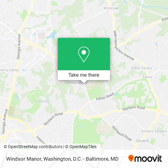 Windsor Manor map