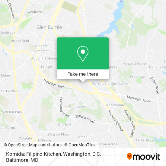 Komida: Filipino Kitchen map
