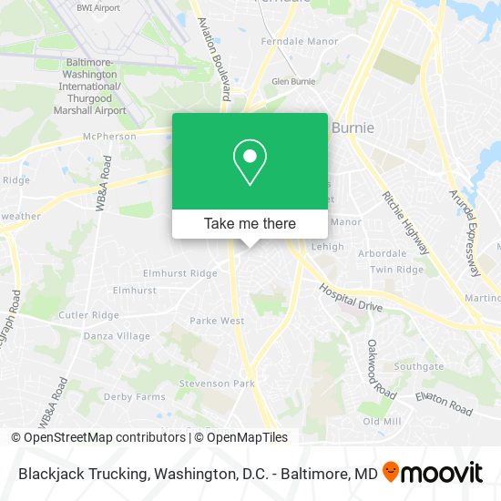 Mapa de Blackjack Trucking