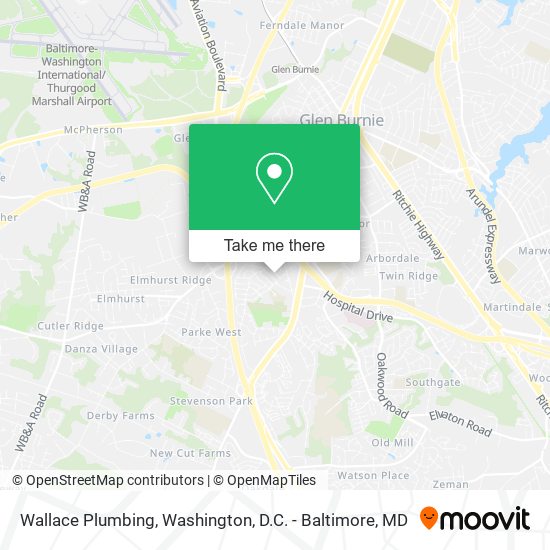 Mapa de Wallace Plumbing