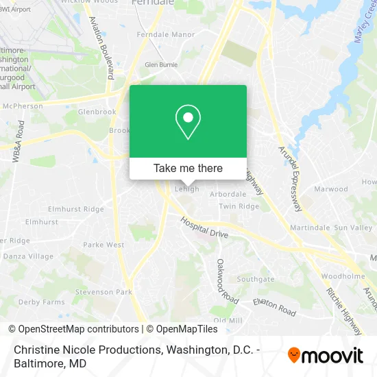 Christine Nicole Productions map