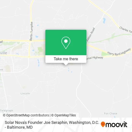 Solar Nova's Founder Joe Seraphin map
