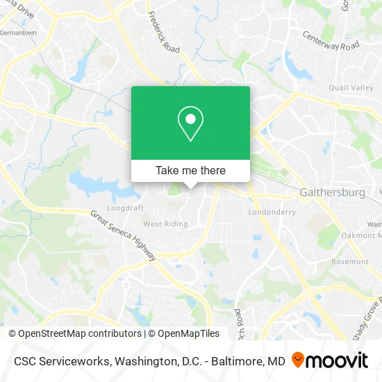 Mapa de CSC Serviceworks