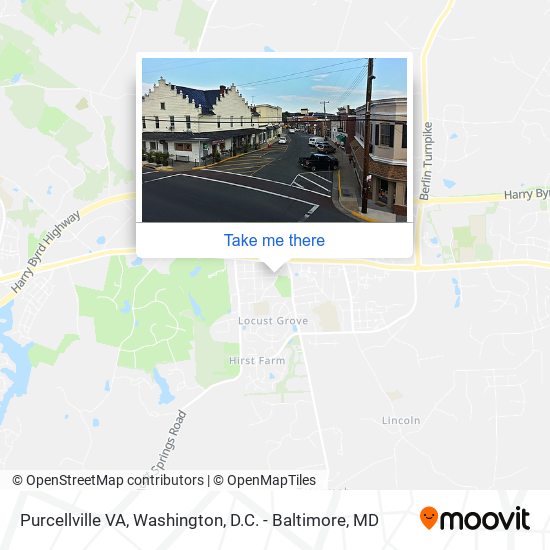 Mapa de Purcellville VA