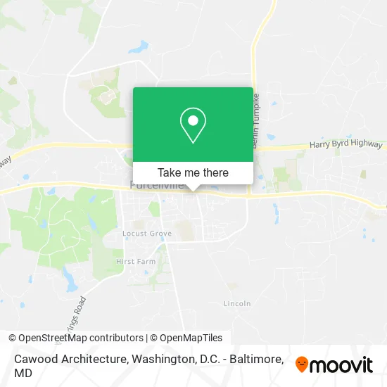 Cawood Architecture map