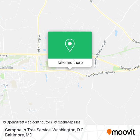 Mapa de Campbell's Tree Service