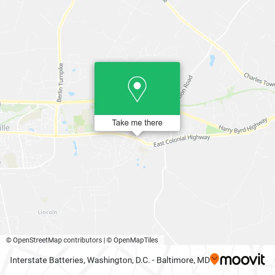 Interstate Batteries map