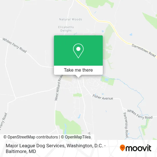 Major League Dog Services map