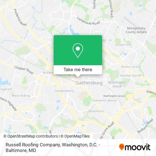 Mapa de Russell Roofing Company