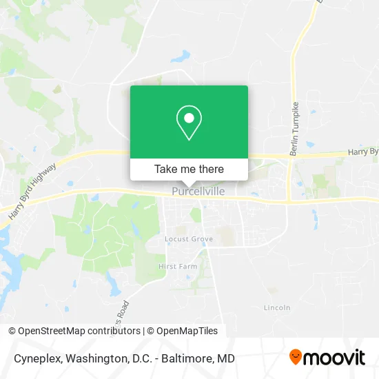 Cyneplex map