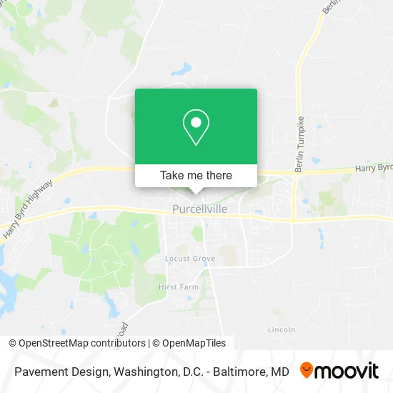 Pavement Design map