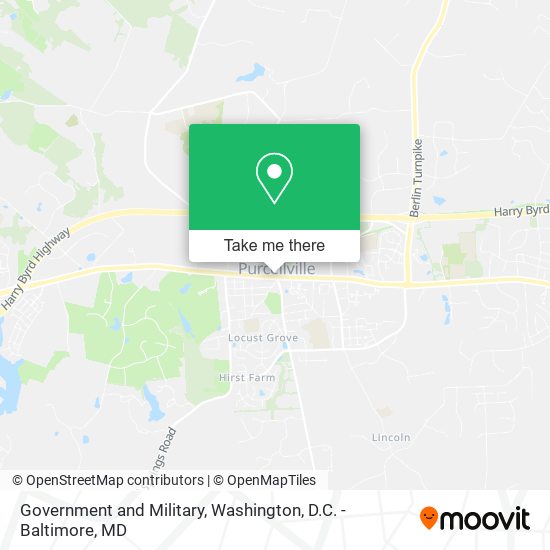 Mapa de Government and Military