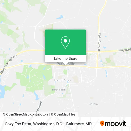 Cozy Fox Estat map