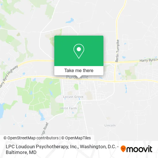LPC Loudoun Psychotherapy, Inc. map