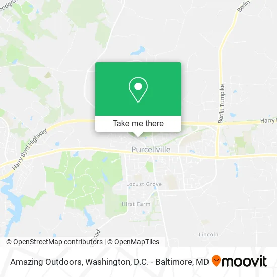 Amazing Outdoors map