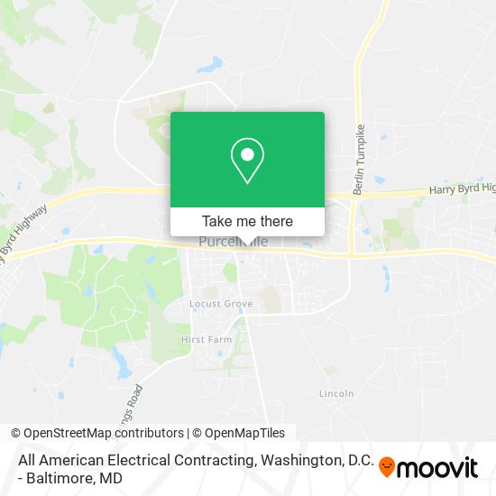 All American Electrical Contracting map