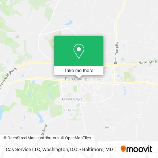 Cas Service LLC map