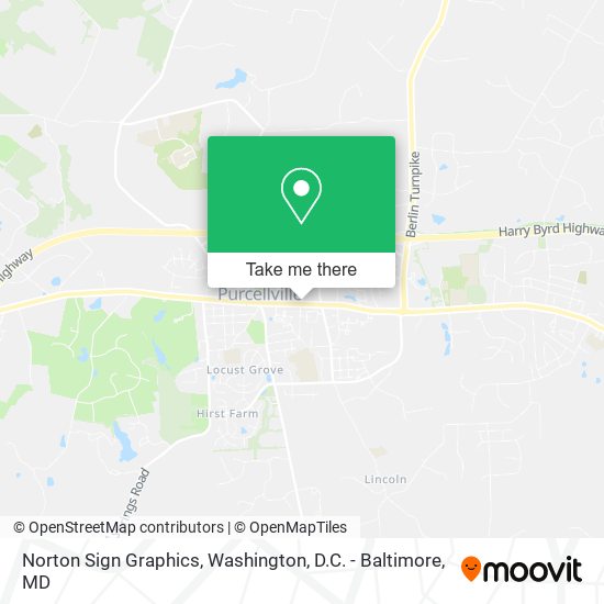 Norton Sign Graphics map