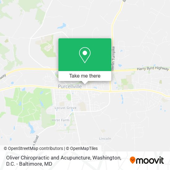 Oliver Chiropractic and Acupuncture map