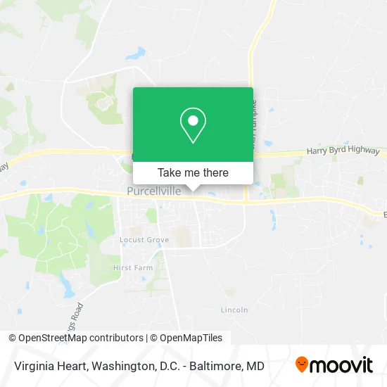 Virginia Heart map