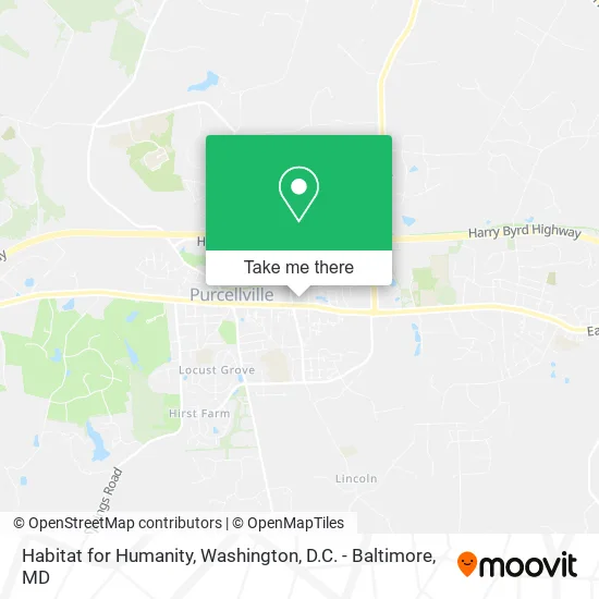 Habitat for Humanity map