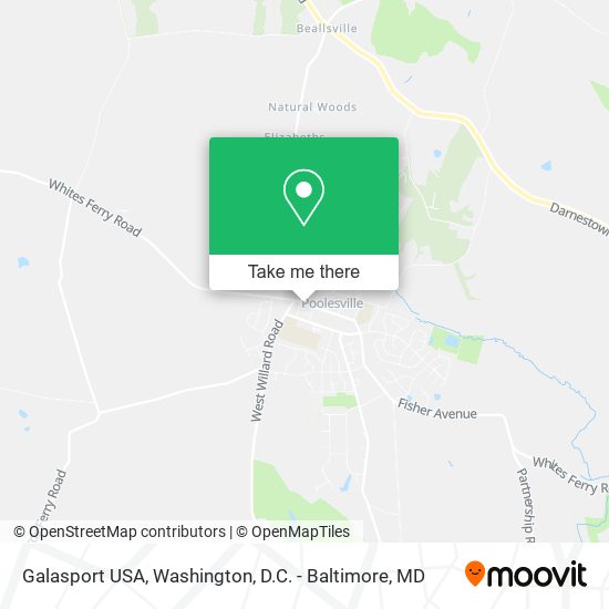 Mapa de Galasport USA