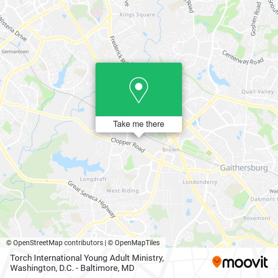 Torch International Young Adult Ministry map