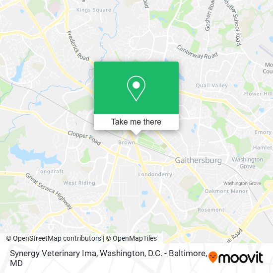 Synergy Veterinary Ima map